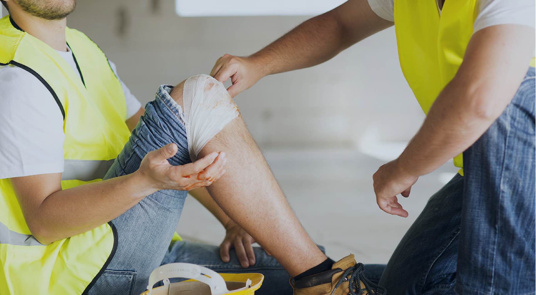 Una lesión en un lugar de trabajo