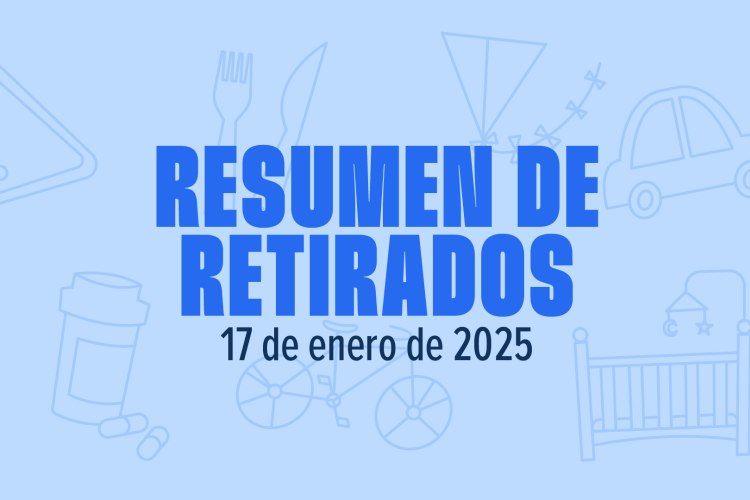 retirados del mercado la semana del 17 de enero de 2025