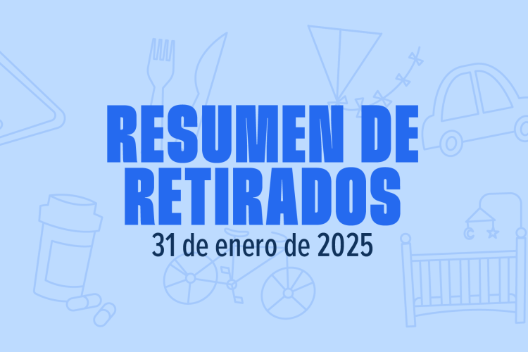retirados del mercado la semana del 31 de enero de 2025