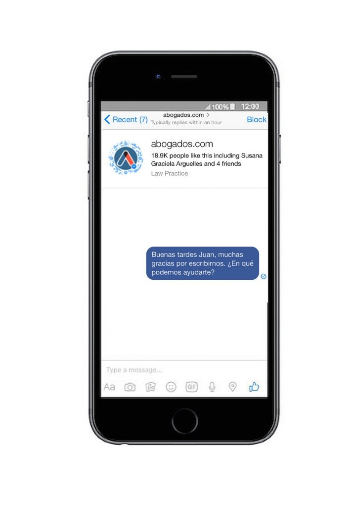 abogados cel facebook messenger