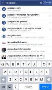 Busqueda Facebook Messenger